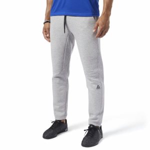 Reebok Workout Ready Fleece Hosen Herren - Grau - DE 694-UDQ